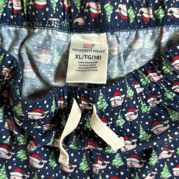 Vineyard Vines - Santa Whale Holiday/Xmas lounge or PJ Pants XL (18) - YOUTH boy - Picture 7 of 7